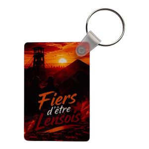 Porte-clés "Fiers d'être Lensois" – L'âme du Bassin Minier dans votre poche ❤️💛